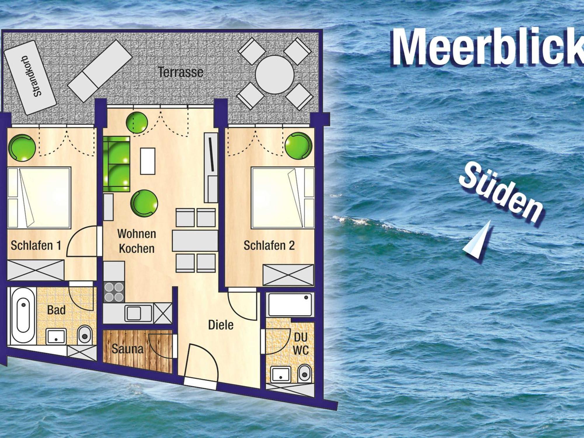 Ostseeresidenz Sassnitz - Wg 5 Mit Sauna, Terrasse, Meerblick Exteriör bild